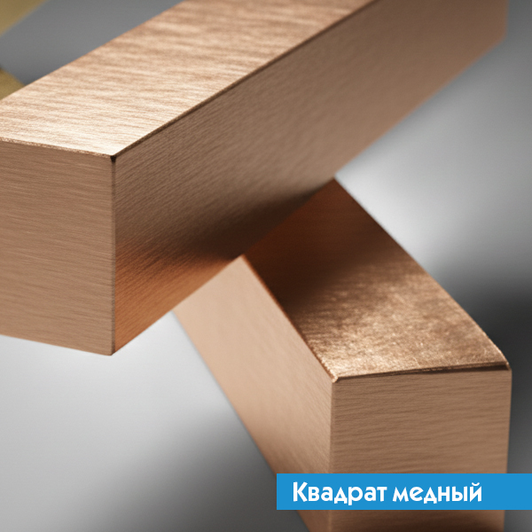 Квадрат медный 75 мм М1К ГОСТ 1535-2016