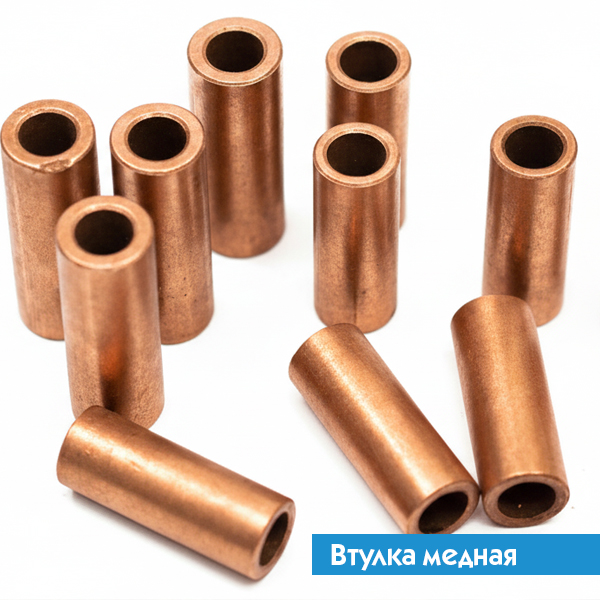 Втулка медная 8 мм М3 ГОСТ ИСО 4379-2006